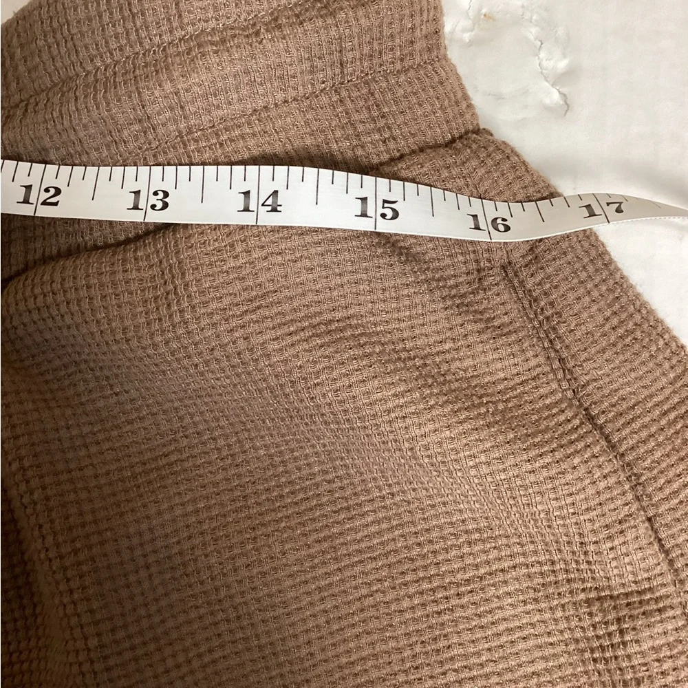 2pc SummerWomen Crop Top/shorts Cocoa brown sz L - Picture 8 of 12